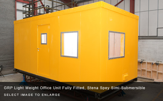 GRP Light Weight Office Unit Fully Fitted, Stena Spey Simi-Submersible