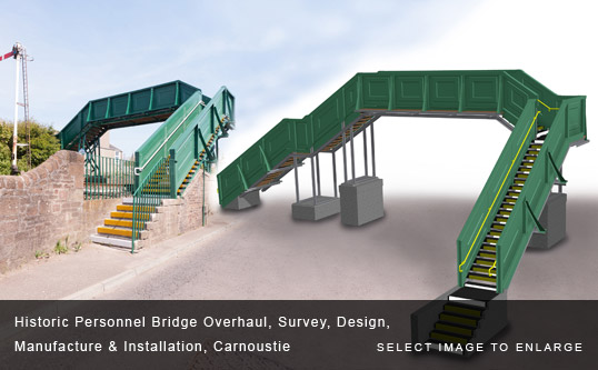 Historic Personnel Bridge Overhaul, Survey, Design, Manufacture & Installation, Carnoustie