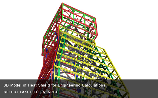 3D Model of Heat Shield for Engineering Calculations