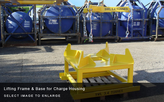 Lifting Frame & Base for Charge Housing